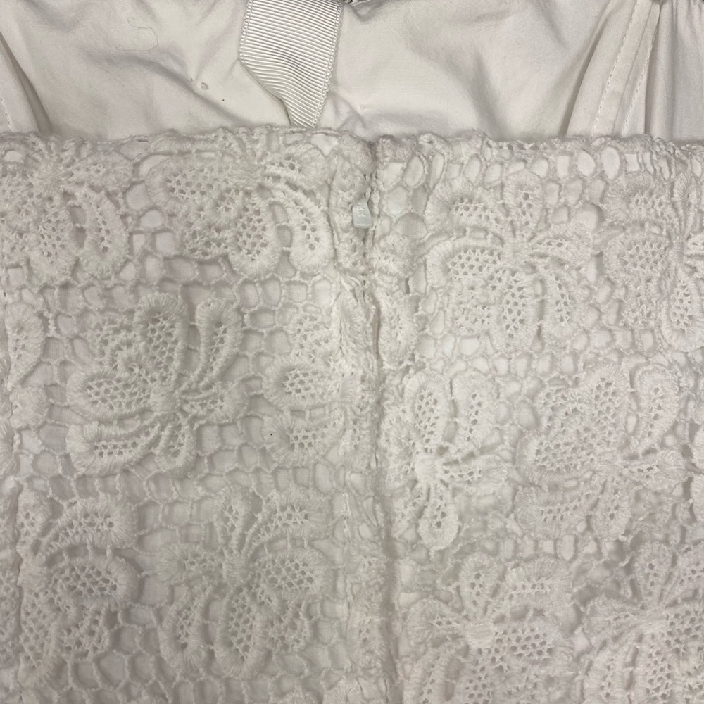 Lilly Pulitzer White Bumblebee Lace Larter Strapless Dress - Picture 10 of 12